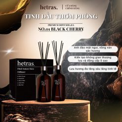 Tinh dầu thơm phòng Hetras - No.01 Black Cherry - Premium Diffuser 2EA